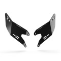 Ducabike Aluminum Heel guards for OE and Ducabike's Adjustable Rearsets for the Ducati Hypermotard 950 / SP